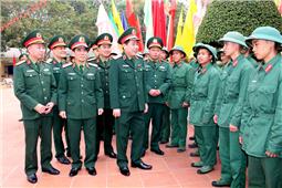 Đoàn công tác Tổng cục Chính trị thăm, chúc tết Sư đoàn 3, Bộ CHQS tỉnh Bắc Giang và người có công trên địa bàn tỉnh Bắc Giang, Bắc Ninh